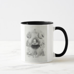 Taza Frontispiece para las "historias", 'del Comple