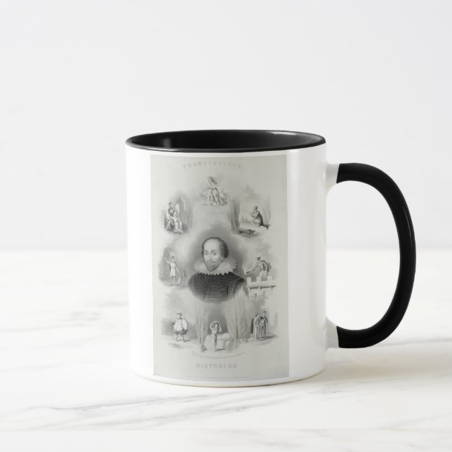 Taza Frontispiece para las "historias", 'del Comple (Derecha)