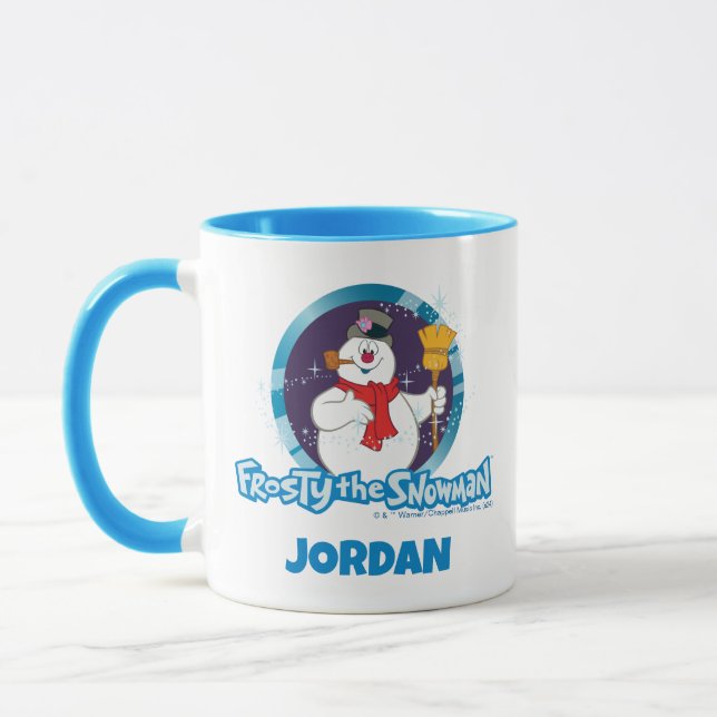 Taza Frosty the Snowman™ | Retrato escarchado mágico (Izquierda)