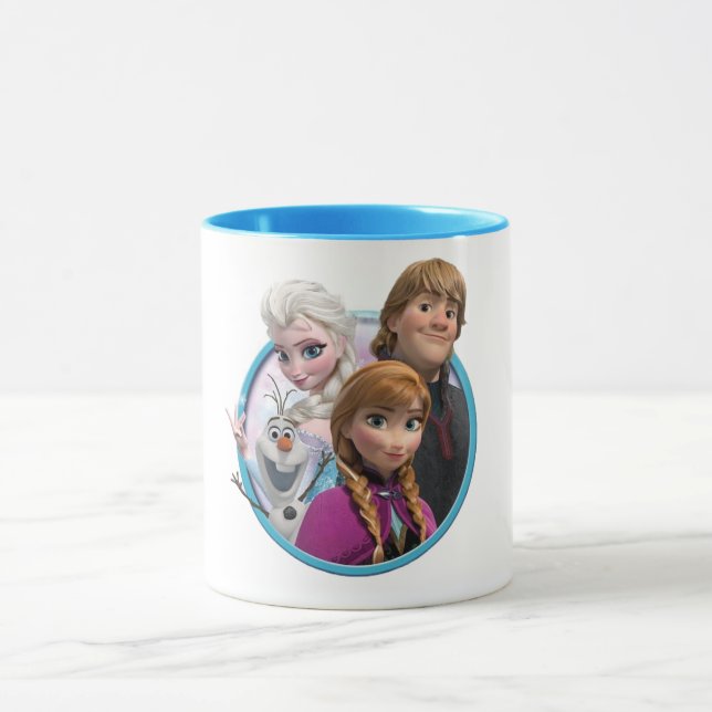 Taza Frozen movie characters mug  (Centro)