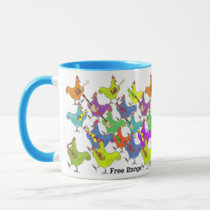 Taza FRUSOP Mug con color en la manecilla y el borde