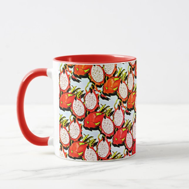 Taza fruta de dragón tropical (Izquierda)