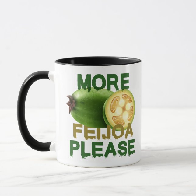 TAZA ¡FRUTA DE FEIJOA! REGALO PARA LOS AMANTES DE FRUTA (Izquierda)