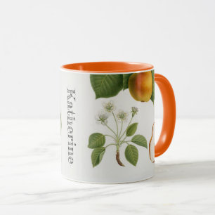 Taza Fruta de la flor vinícola veneciana personalizada