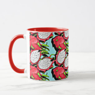 Taza fruta del dragón rojo