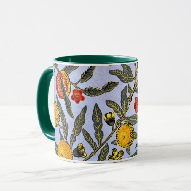 Taza Fruta, un patrón de William Morris, (Anverso izquierdo)
