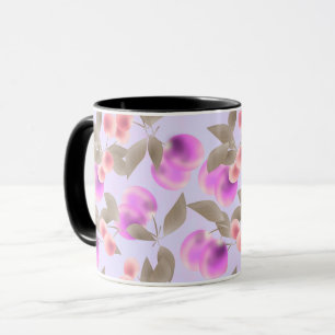 Taza Frutas ciruela claras sin fisuras bayas púrpura pa