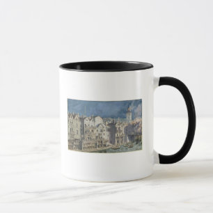 Taza Fuego en el Pont Meuniers aux. en 1621