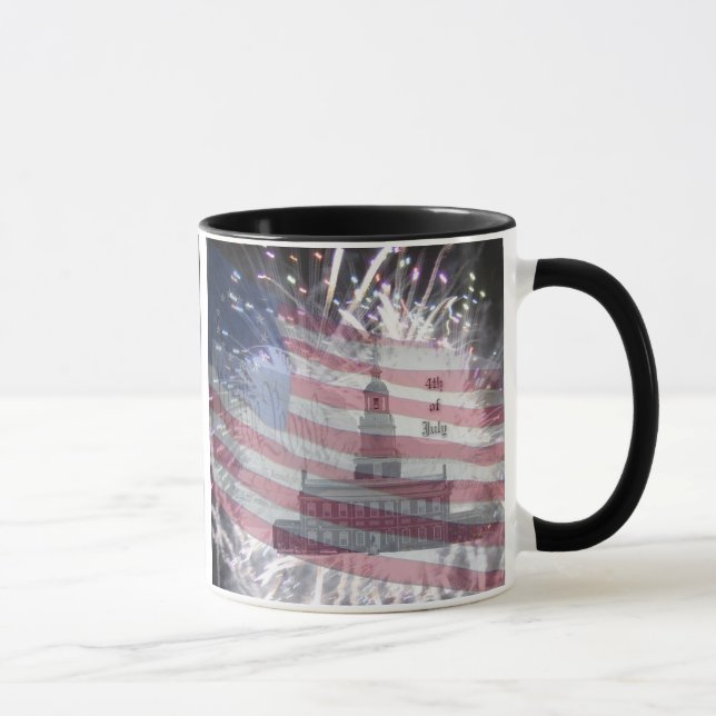Taza Fuegos artificiales del 4 de julio (Derecha)