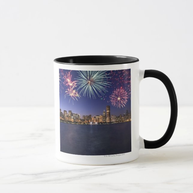 Taza Fuegos artificiales sobre el horizonte 2 de (Derecha)