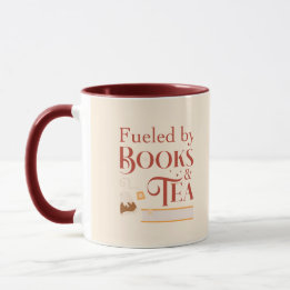 Taza Fueled by books and Tea