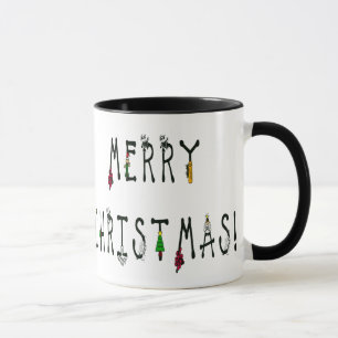 Taza Fuente de decoración navideña de merry