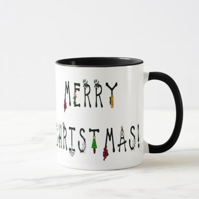Taza Fuente de decoración navideña de merry (Derecha)