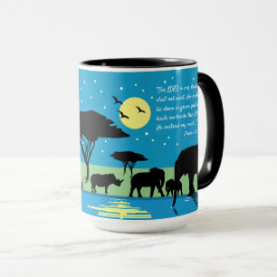 Taza Fuera de África Mug—Salmo 23