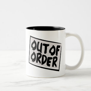 Taza fuera de servicio