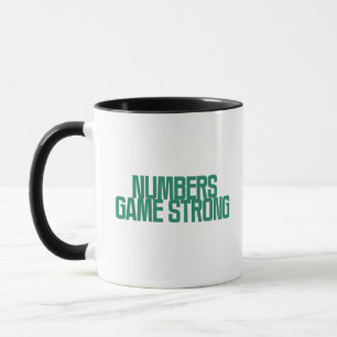 Taza Fuerte Juego de Números   Campeón de Análisis de D