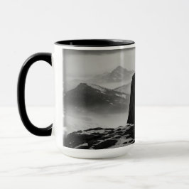 Taza fuerte Warrior Mug - café de fantasía negro y blan