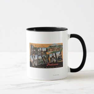 Taza Fuerte Wayne, Indiana - escenas grandes de la