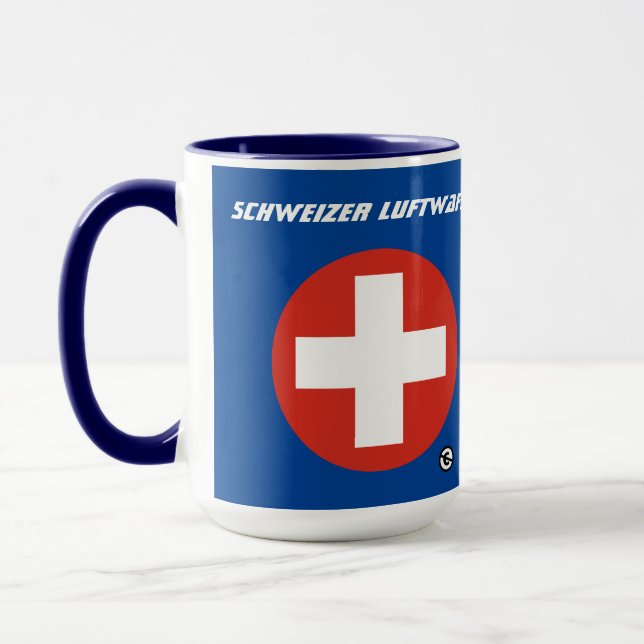 Taza Fuerza Aérea Suiza (Schweizer Luftwaffe) (Izquierda)