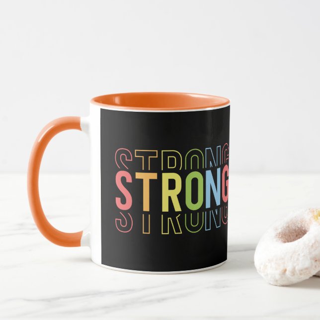 Taza Fuerza fuerte (Con donut)