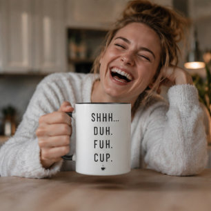 Taza Fun coffee humor typography modern coworker