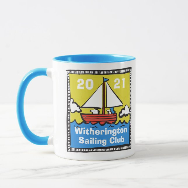 Taza Fun Sailing Club Souvenir (Izquierda)