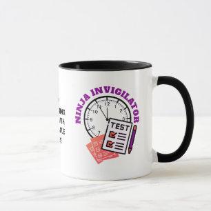 Taza Funcionario de examen NINJA INVIGILATOR Profesor