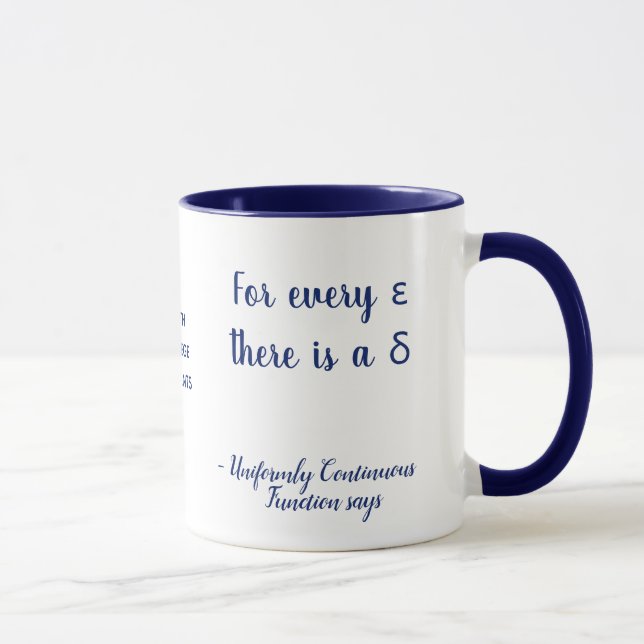 Taza Funciones continuas y uniformes continuas (Derecha)