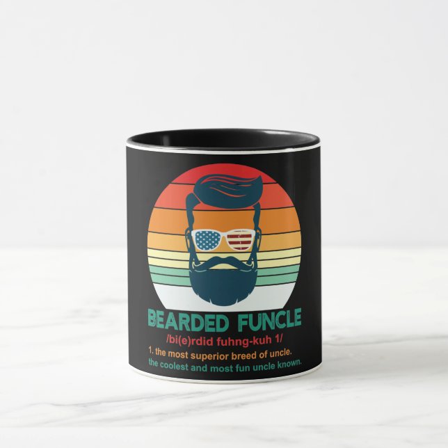 Taza Funcle de barba/definición de tío (Centro)