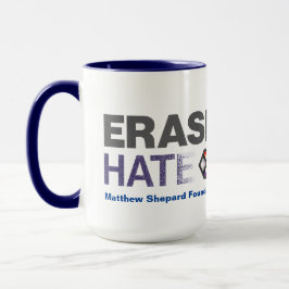 Taza Fundación OTP Matthew Shepard Erase Hate 15 oz