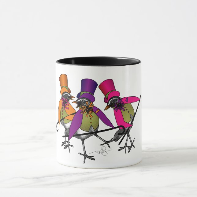 Taza Funky Bird Boogie Fiesta Mug (Centro)