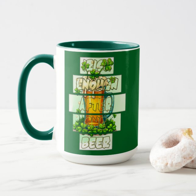 Taza Funny Beer St Patrick’s Day Shirt – caneca (Con donut)
