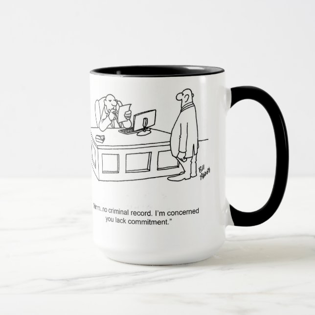 Taza Funny Business Hiring Required Mug (Derecha)
