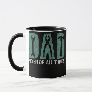 Taza Funny Carpintero Woodworker Handyman Dad Fixof