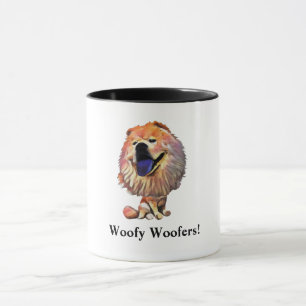 Taza Funny Chow Chow Dog Mug