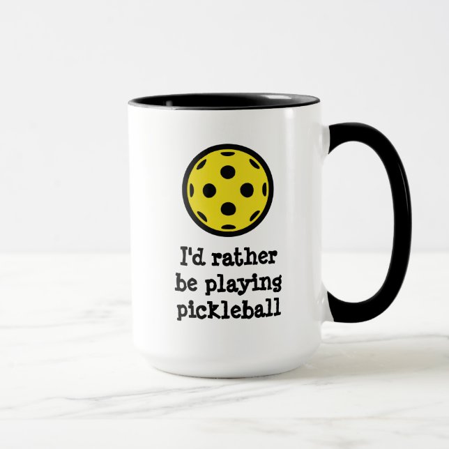 Taza Funny coffee mug for pickleball player (Derecha)