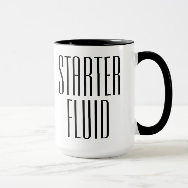 Taza Funny Coffee Starter Fluid (Derecha)