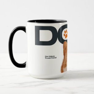 Taza Funny Corgi DOGS Modern Two-Tone Mug - Our Oldest