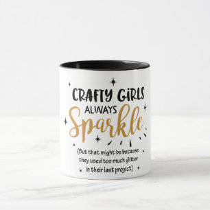 Taza Funny Crafty Chicas