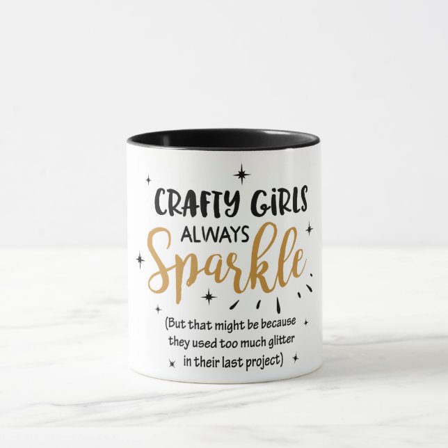 Taza Funny Crafty Chicas (Centro)