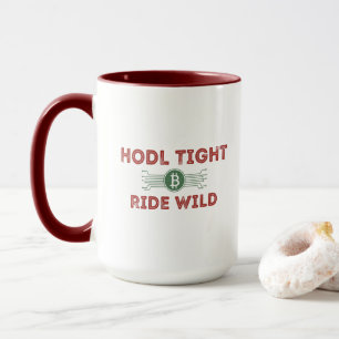 Taza Funny Crypto Investor de HODL