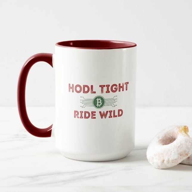 Taza Funny Crypto Investor de HODL (Con donut)