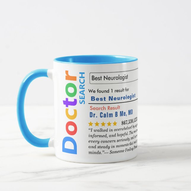 Taza Funny Custom Best Neurologist (Izquierda)