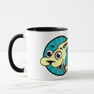 TAZA FUNNY CUTE DOG RINGER MUG