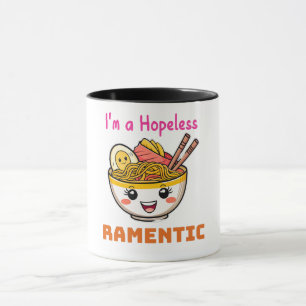 Taza Funny Cute Kawaii Ramen los fideos japoneses se al