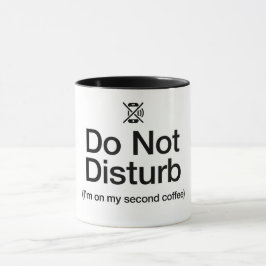 Taza Funny Do Not Disturb Coffee Mug-WFH Sarcastic Mug