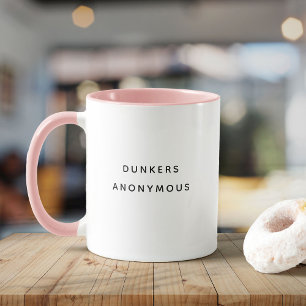 Taza Funny Dunkers Modernos Anonymous Cookie Lover