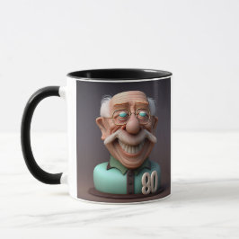 Taza Funny especial personalizada Cumpleaños de 80 años