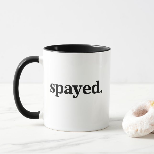 Taza Funny esterilización (Con donut)