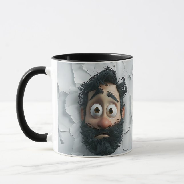 Taza Funny Face Mug Design (Izquierda)